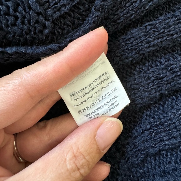J. Crew knit pullover - navy - Picture 3 of 3